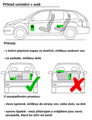 Safecast bGeigie Nano - auto